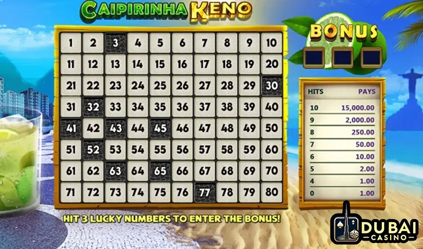 Most Popular Keno Numbers