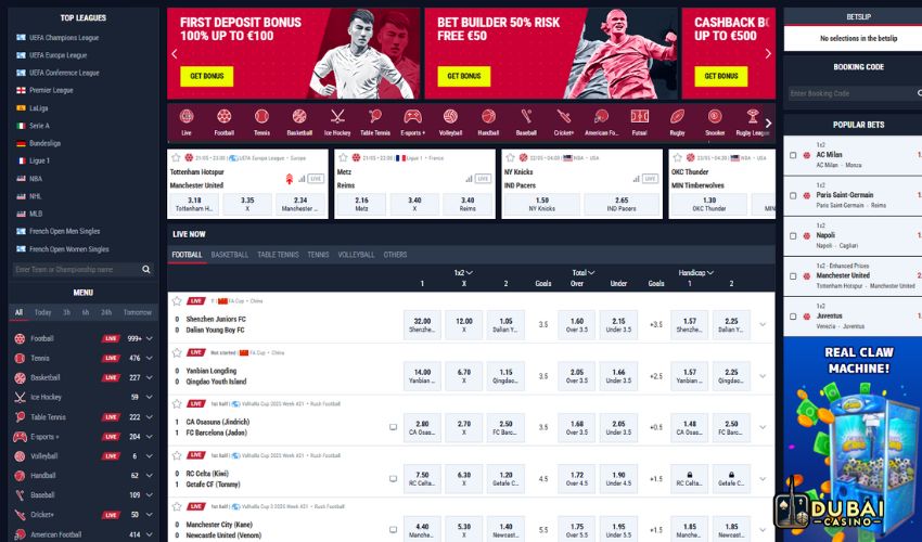 Rabona Casino Review of Sportsbook