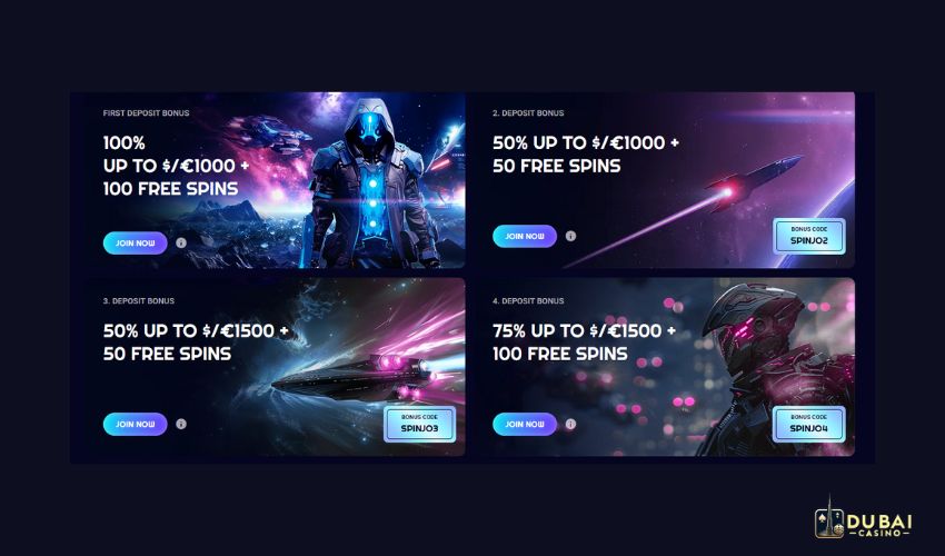 Review of Spinjo casino bonuses