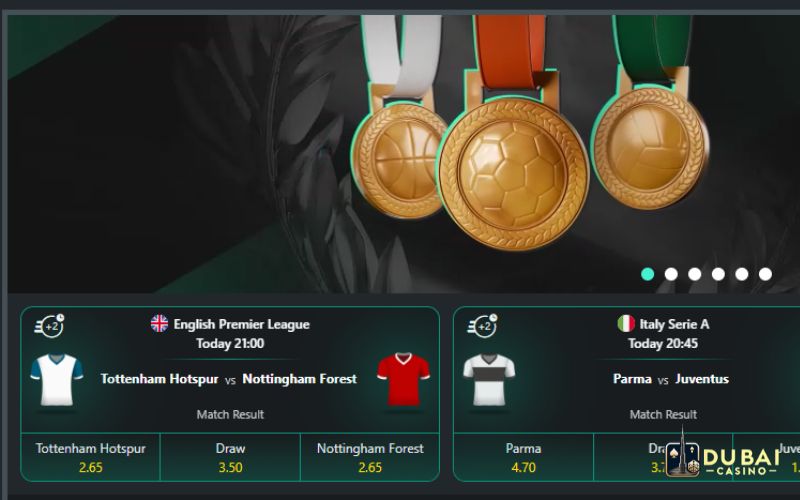 Sports betting at 1bet casino for Dubai players