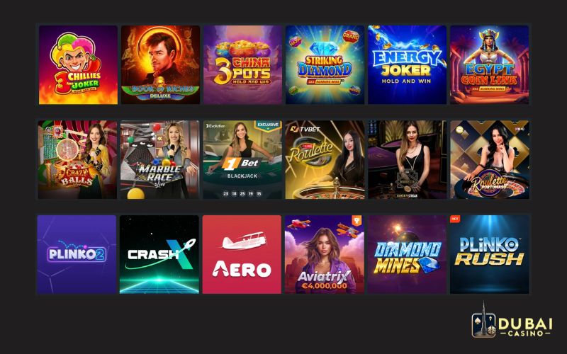 review of casino games at 1bet